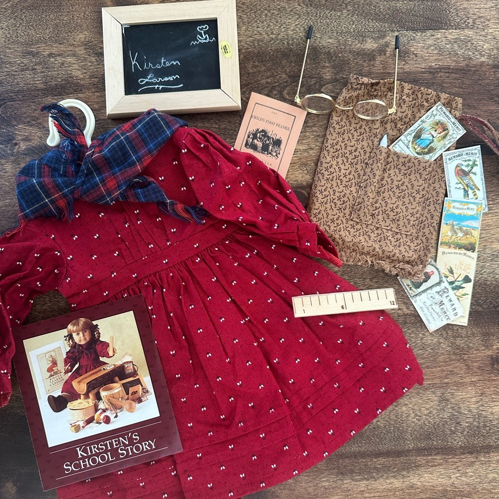 American Girl School Set Kirsten 90’s (retired)